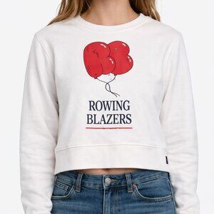Rowing Blazers Balloon Logo Crop Sweatshirt White XL